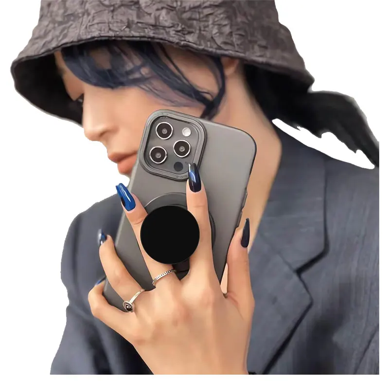 Magnetic Phone Grip and Holder - Black