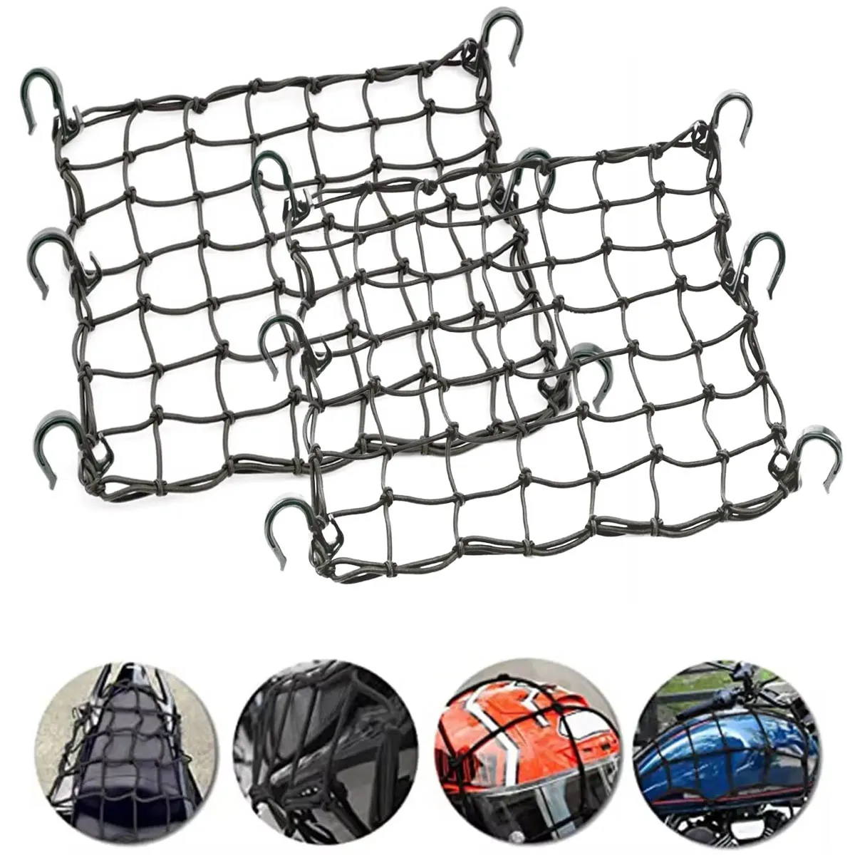 Motorcycle Luggage Net 42x42cm motorcycle cargo net,motorcycle luggage net