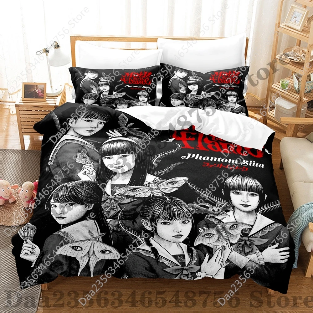 Phantom Siita Bedding Set Single Twin Full Queen King Size Bed Set Adult Kid Bedroom Duvetcover Sets Game Anime Bed Sheet Set 4