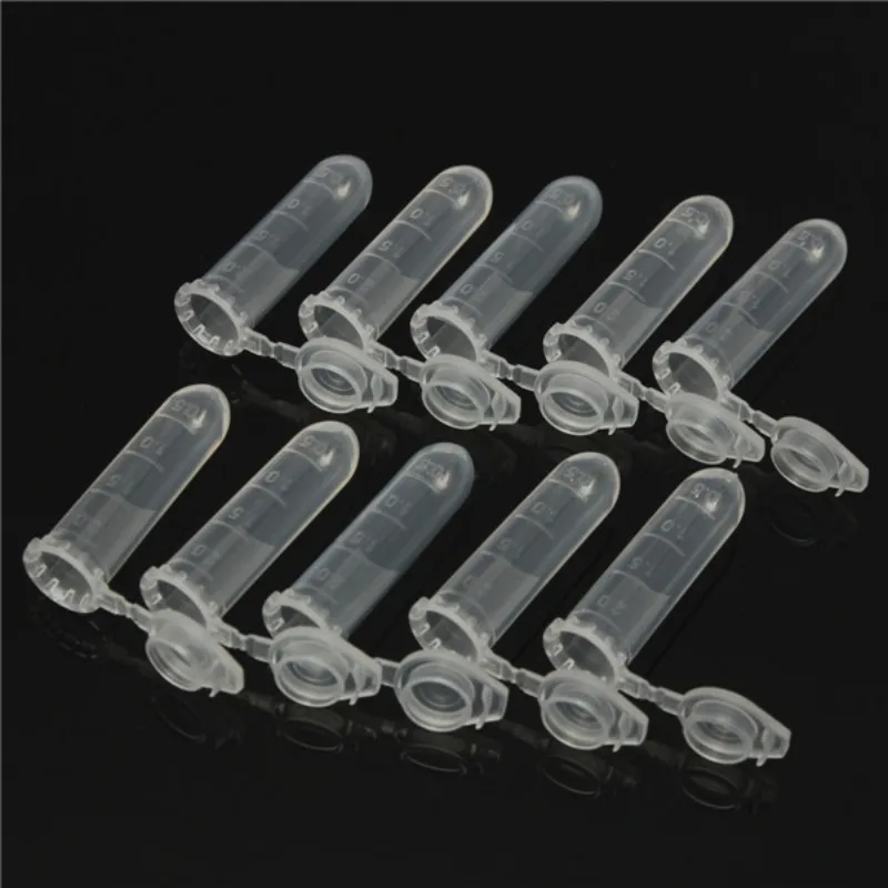 100pcs 2mL Polypropylene PP Centrifuge Tubes -- Banggood.com