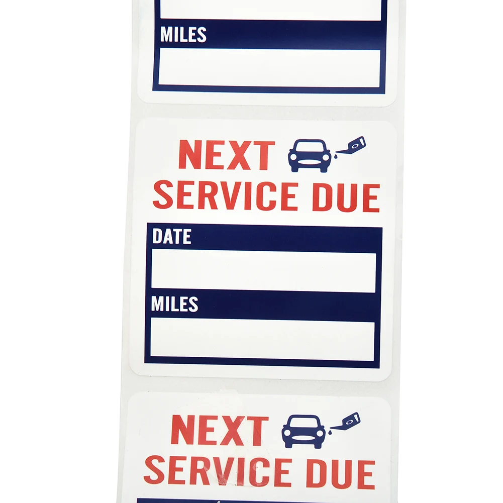 

150PCS Oil Change Service Reminder Stickers Clear Windo Lite Sticker Pack 2*2inch Automotive Tools Car Exrerior Accessories