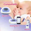 Duckbill Valves Compatible with Lansinoh Pumps Parts and Breast Pumps Replacement，Use with Signature Pro Smartpump Manual Pump 2