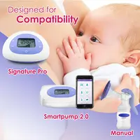 Duckbill Valves Compatible with Lansinoh Pumps Parts and Breast Pumps Replacement，Use with Signature Pro Smartpump Manual Pump 2