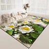 Modern Light Luxury Carpets Flower 3D Rug for Bedroom Large Floor Mat Living Room Sofa Non-slip Carpet Washable Lounge Study Rug 3