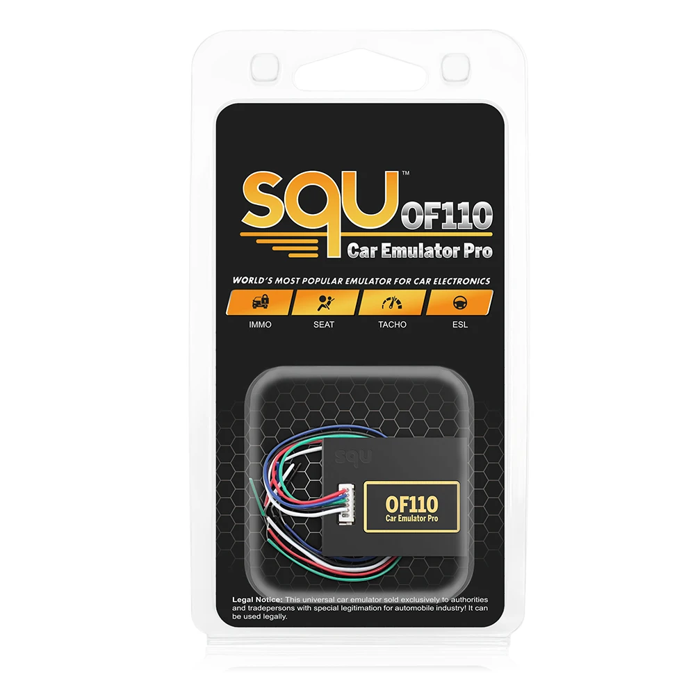 SQU OF110 OF96 Universal Car Emulator SQU OF96 OF80 Supports IMMO Seat Occupancy Sensor Tacho Programs VW VAG car occupancy sensor tool