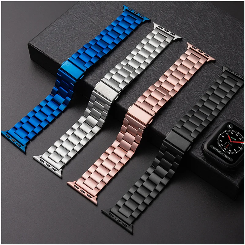 Premium Stainless Steel Watch Strap - Elegant Metal Bracelet