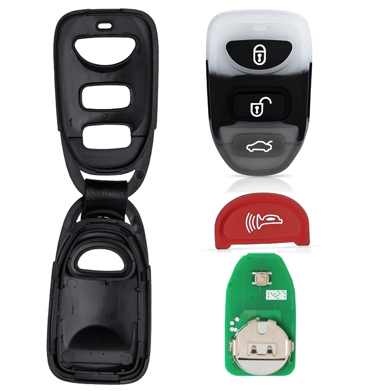 KEYECU 315MHz P/N: 95430-2V100 FCC ID: NYOSEKS-TF10ATX Remote Key Fob for Hyundai Veloster 2012 2013 2014 2015