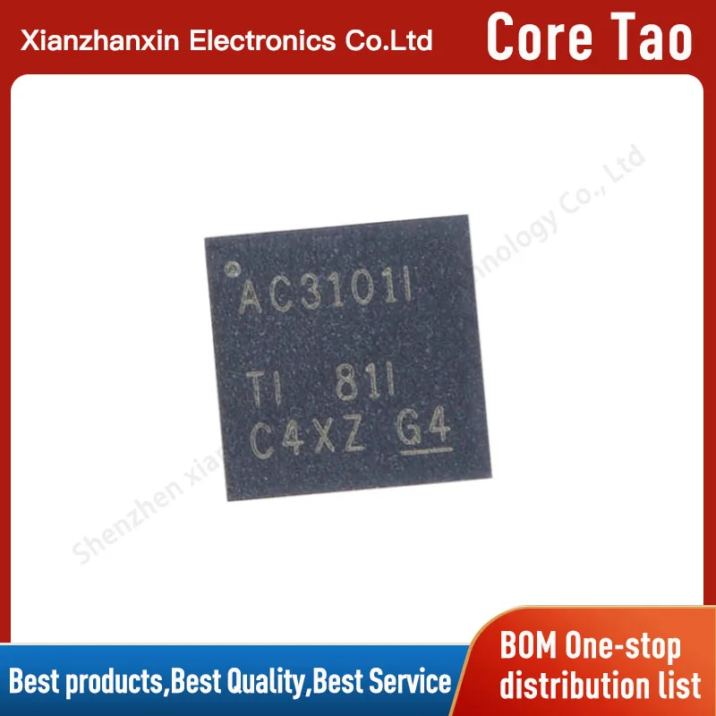 

1~5pcs/lot TLV320AIC3101IRHBR Screen printing AC3101I VQFN-32 Audio frequency decoder