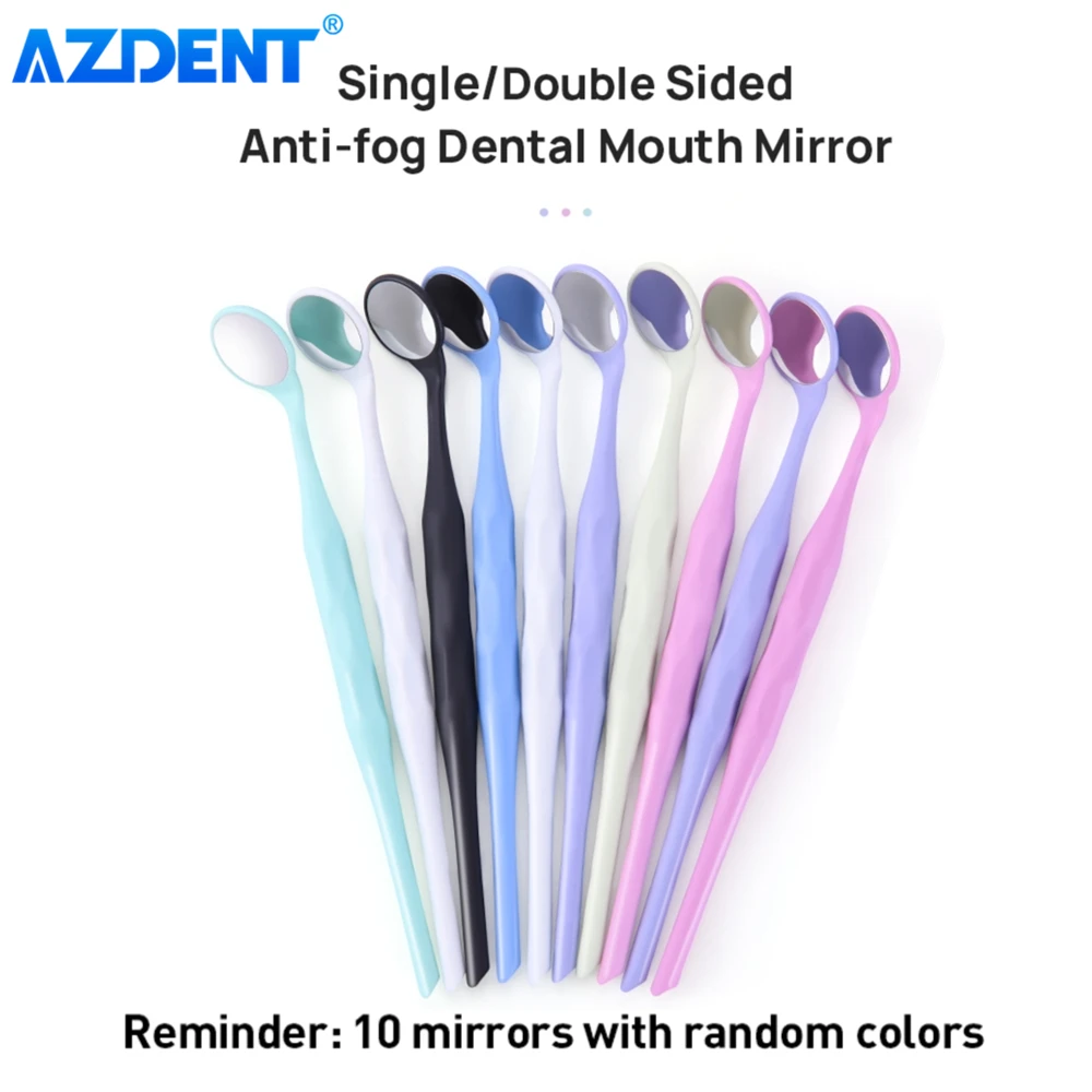 Azdent 10pcs Single Double Sided Anti Fog Dental Mouth Mirror Autoclavable With Handle Fibre Glass Oral Mirrors Reflectors Dental Lab Mechanic Aquipment Consumables Aliexpress