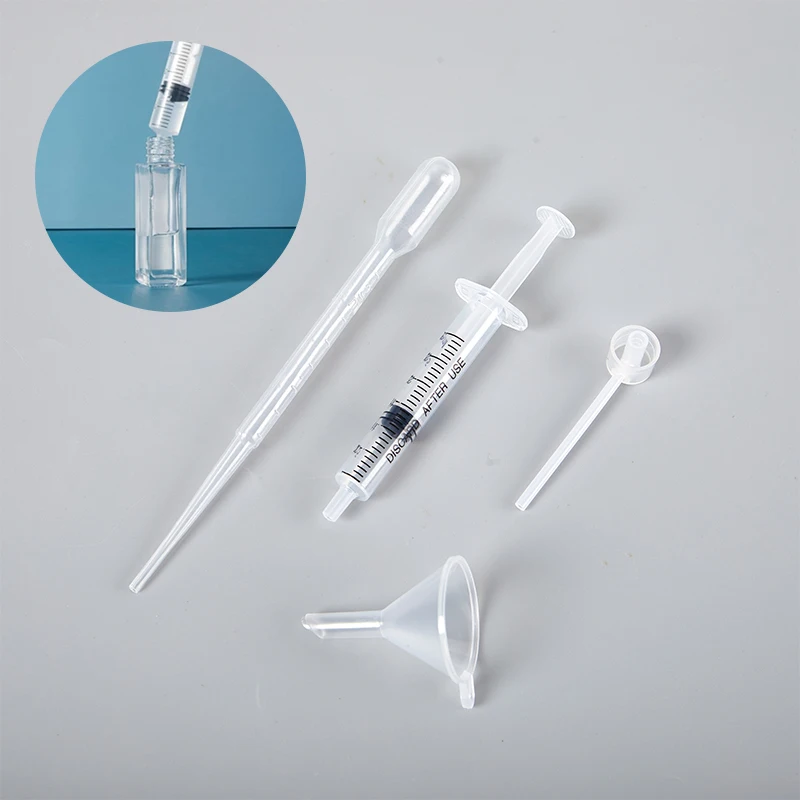 

3/4/5pcs Perfume Refill Tools Set 6/4units Plastic Diffuser Syringe Straw Dropper Funnel Spray Dispensing Required Cosmetic Tool