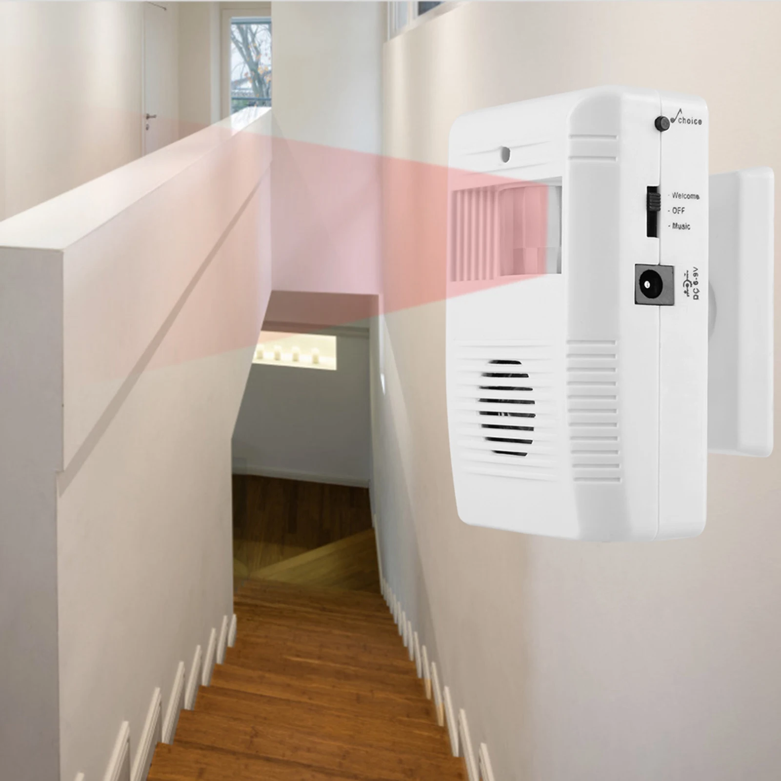 16 Music IR Motion Independent Sensor Store Home Welcome Door Bell Entry Alarm Sensor