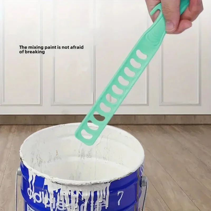 Plastic Paint Stirrers Set Manual Stirring Sticks Reusable Lightweight Mixing Tool Paint Stir Rod Bar for Home Renovations Tasks