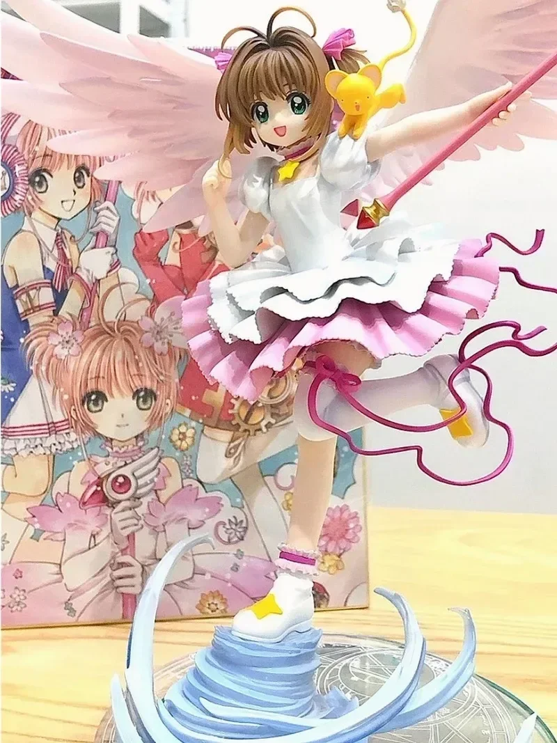 

Hot Sale Cardcaptor Sakura Kinomoto Anime Figure Pvc Action Figurines Lovely Girl Collectible Model Adult Doll Desktop Toy Gifts