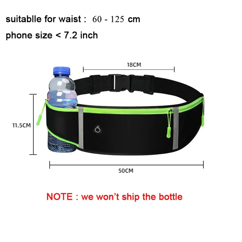 CWIKLES Sports Fanny Pack Women Belt bag Gym Bags Running Waist Bag Men Phone Water Hydration Backpack Running Accessories 2