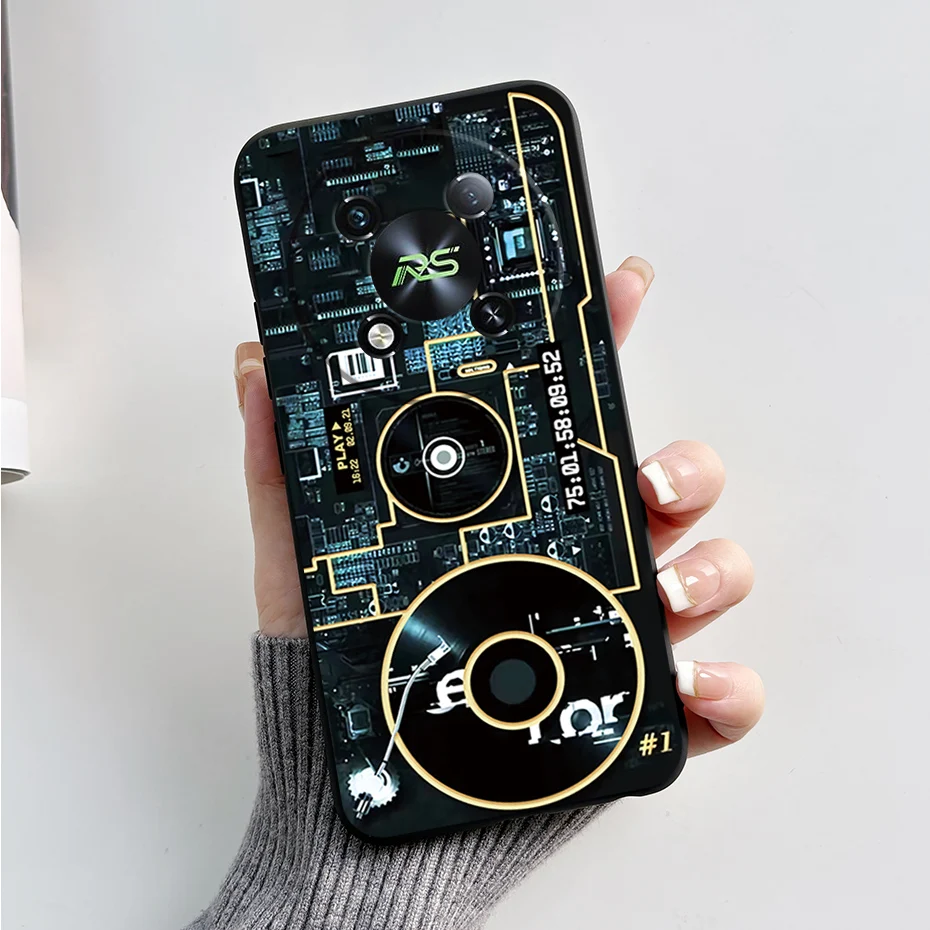 Marble Black Matte Soft TPU Silicone Full Protective Phone Case