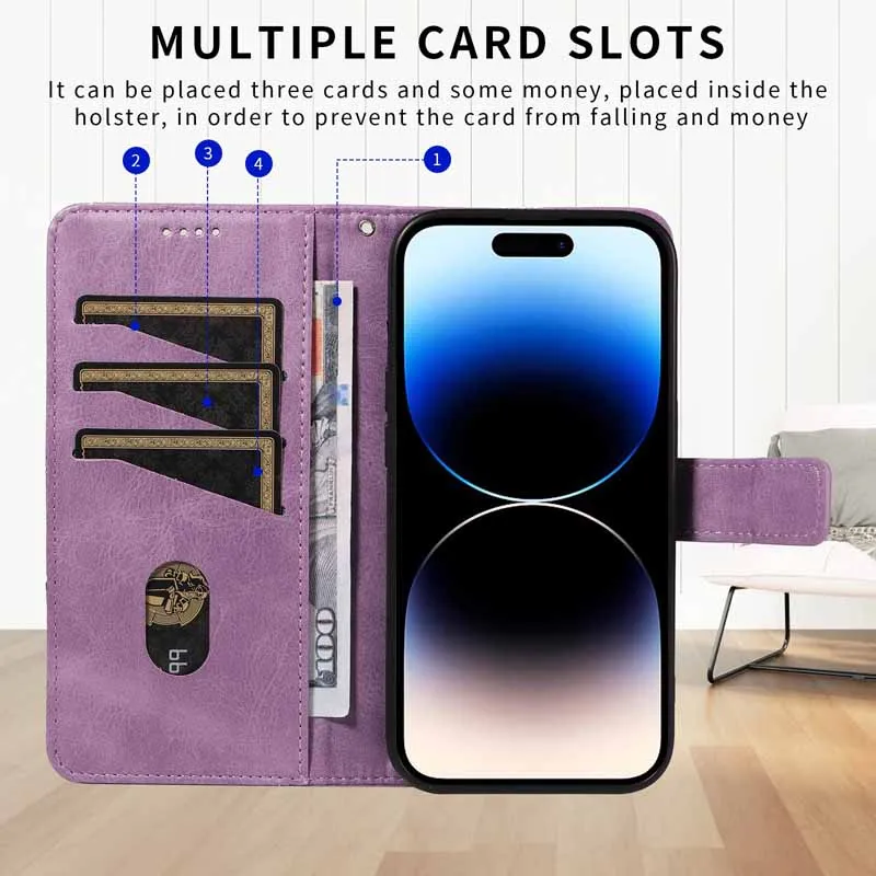 Leather Case For Redmi 15 15C C Redmi15 Cover 4G 5G Magnetic Flip