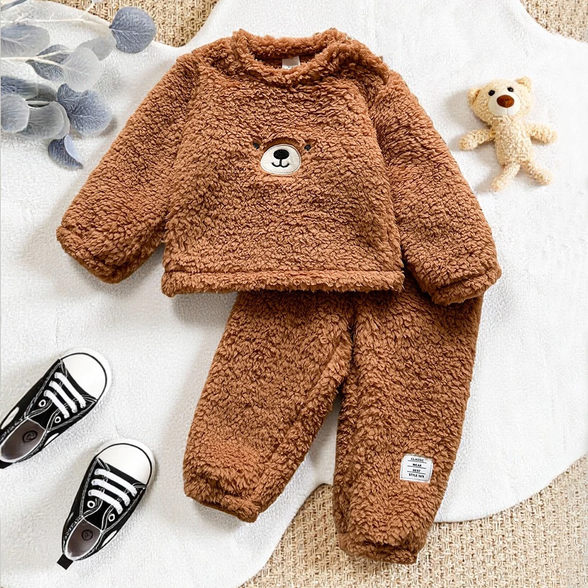Winter Fleece Bear Set 1