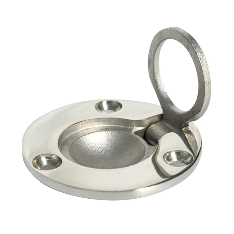 

2023 New Flush Pull Lift Handle Ring Boat Door Knobs Handles Cabinet Recessed Pull Ring