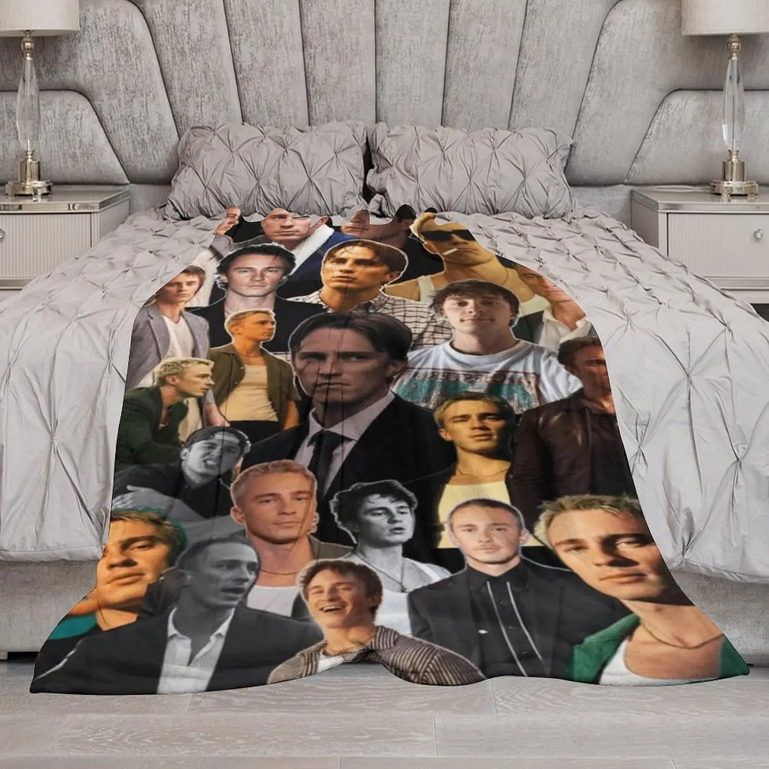 PTNQAZ Drew Starkey Blanket,Blanket,Soft and Comfortable Flannel Blanket,Suitable for Outdoor Travel Camping,Room Bed Sofa Decor