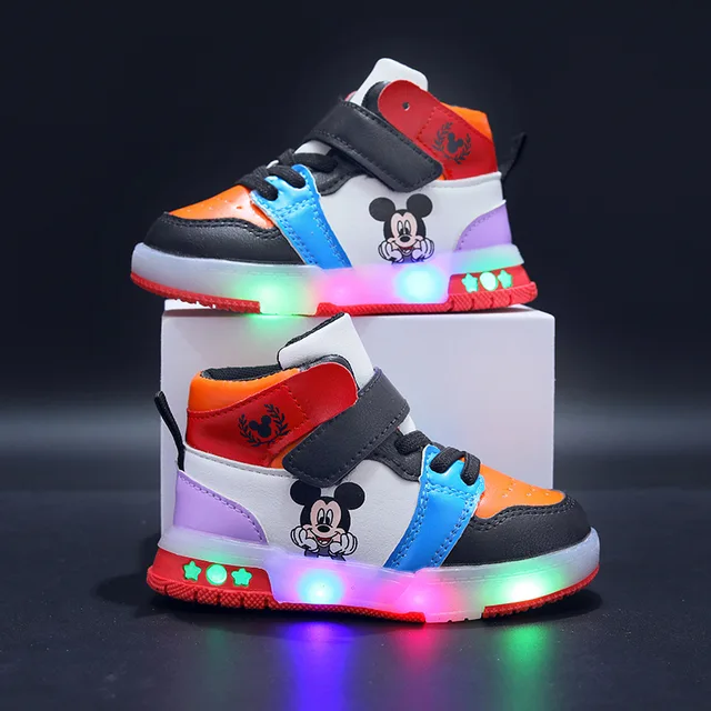 Kids Mickey LED Sport Sneakers 3