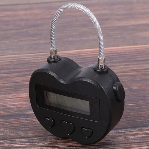 스마트 타임 락 LCD 디스플레이 타임 락 다기능 여행 전자 타이머, USB 충전식 임시 타이머 자물쇠, 5X 4