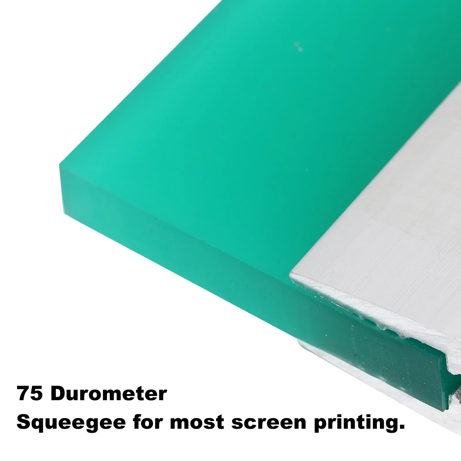 Screen Printing Ink Squeegee With Aluminum Handle 6 Inch 75 Durometer Flat Squeegee For DIY Hand Printing Flat Patterns