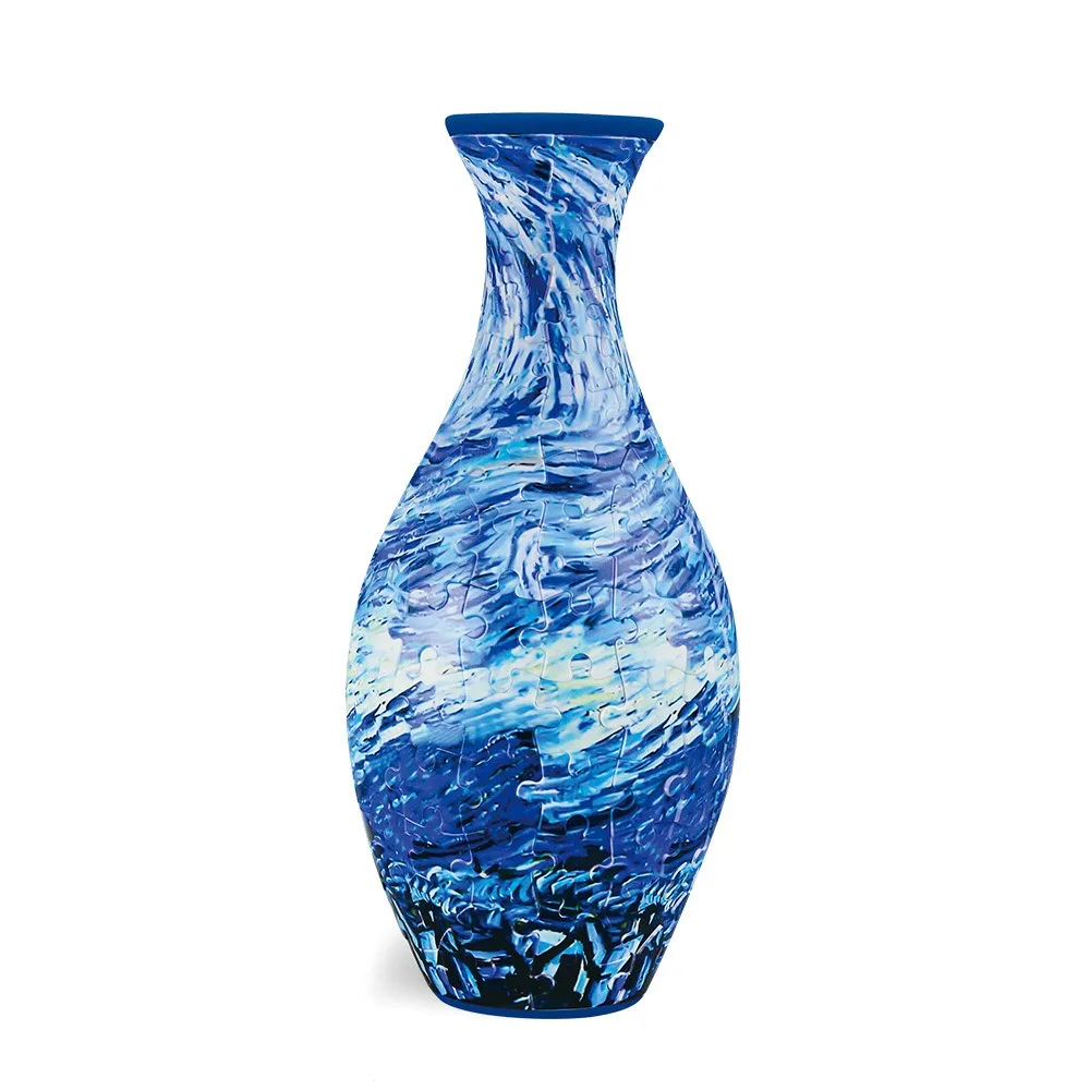 160 Curved Plastic Puzzle 3D Puzzlef Flower Vase Flower Arrangements 160 Pieces 3D Art Puzzle Vase Housewarming Gift DIY Arts 7