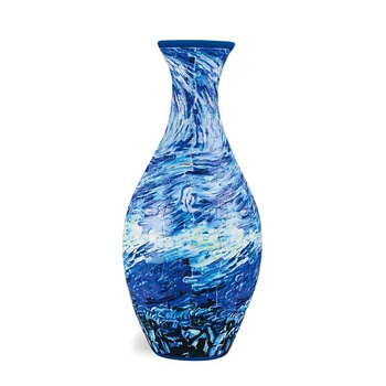 160 Curved Plastic Puzzle 3D Puzzlef Flower Vase Flower Arrangements 160 Pieces 3D Art Puzzle Vase Housewarming Gift DIY Arts 7