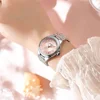 CURREN Romantic Charm Women's Wristwatches Fashion Design Thin Quartz Watch with Luminous Hands Stainless Steel Bracelet 6
