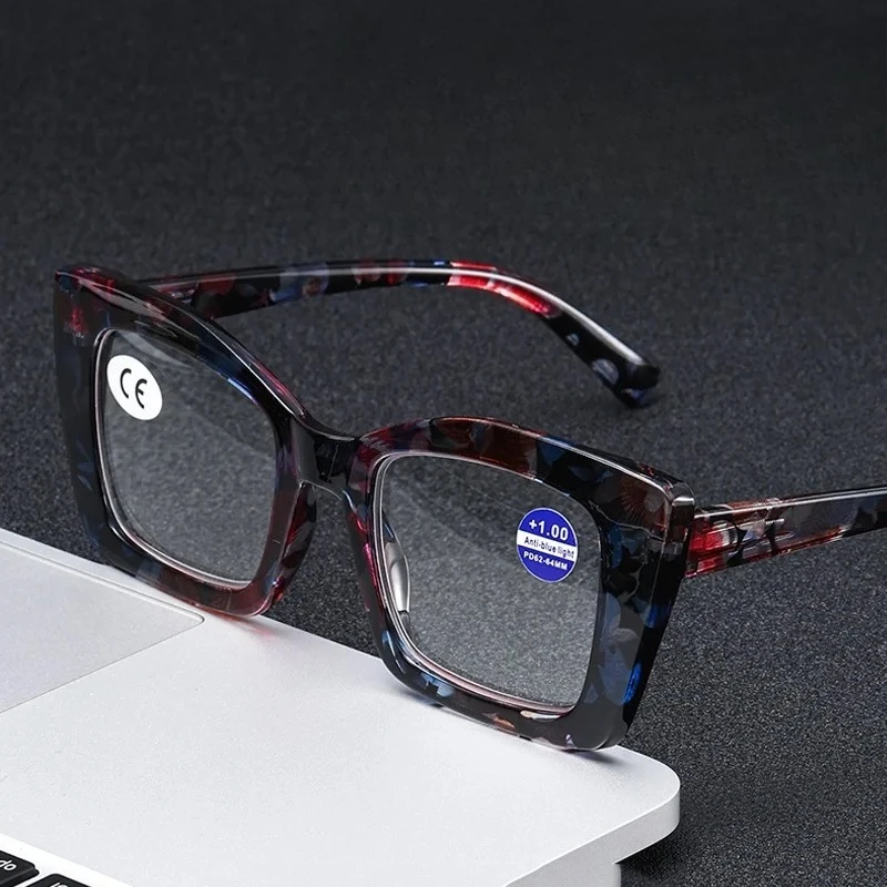 Large Frame Anti Blue Light Fashion Glasses - Ultra Light Unisex Eyewear