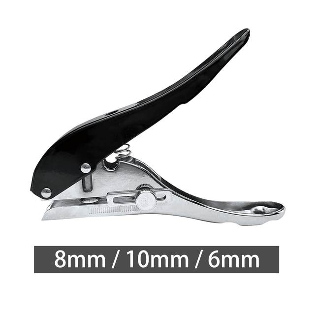 Portable Punching Pliers Handle Punch Countersink Drill Bit Handheld for Labels Badge