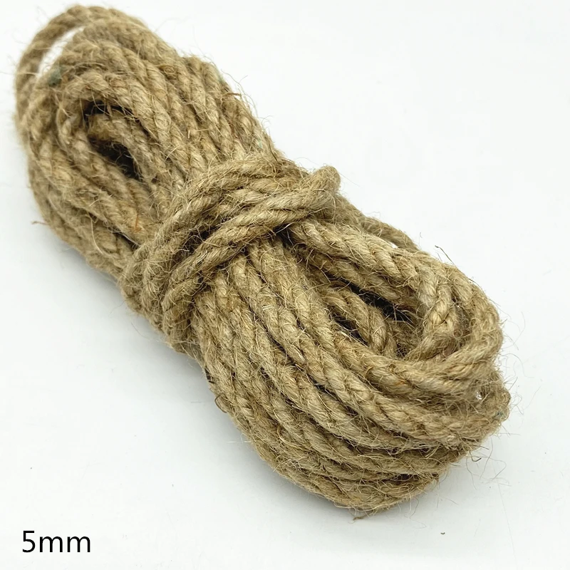 5 Yards Natural Linen Jute Rope for Wedding Party DIY