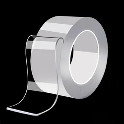 Nano Tape 1/2/3/5M Transparent Double Sided Self Adhesive Wall Sticker Waterproof Traceless Reusable Transparent balloon Home