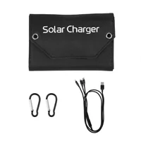 Panneau solaire pliant 60W/80W/100W, USB 5V, chargeur solaire Portable, batterie externe pour Camping en plein air, randonnée + câble 5