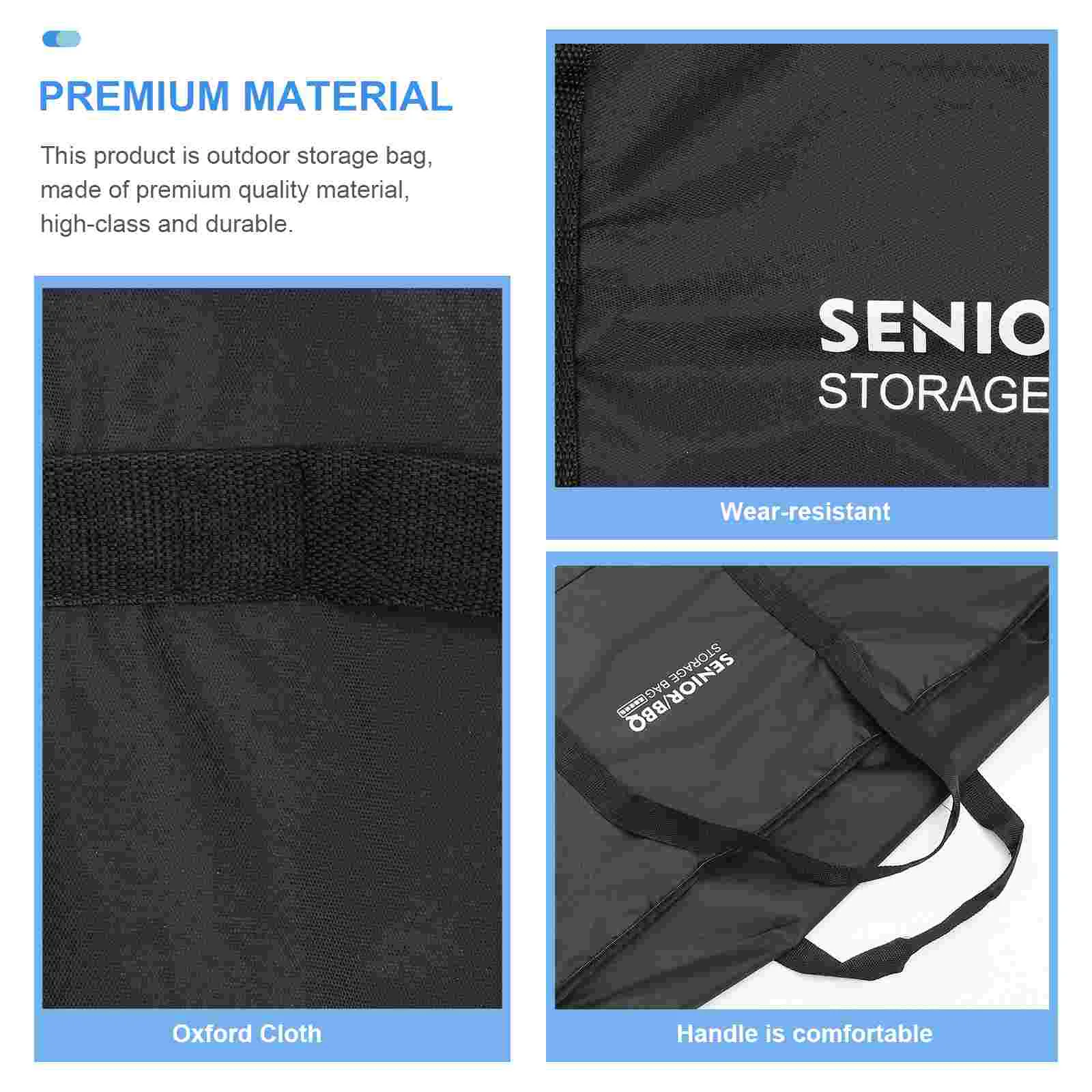 Grill Tool Storage Bag Oxford Cloth Grill Pouch Large Capacity Bag Camping Supply grill tool bag