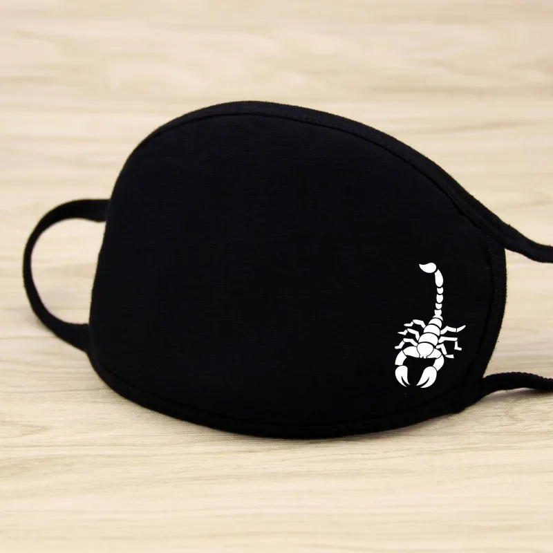 Reusable Washable Cartoon Face Cotton Mask - Dustproof, Anti-Pollution Fabric Mask