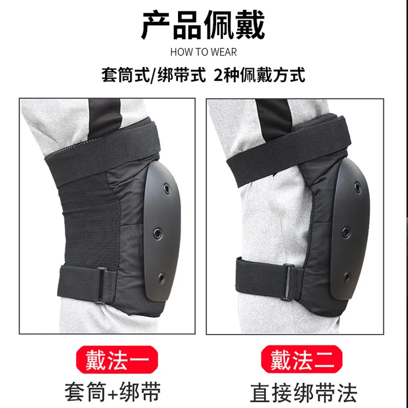 Professional Thicken Ski Snowboard Roller Skating Knee Guard 1Pair Protector Brace Pad Sports Knee Guard knee support knee pads