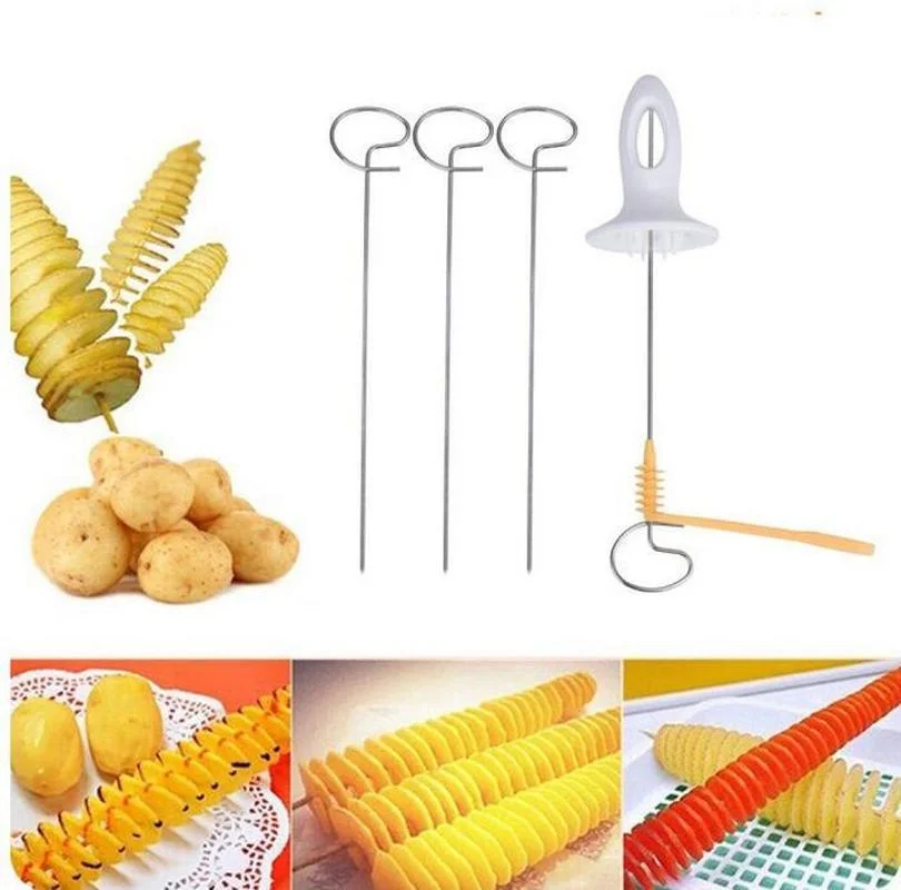 New Spiral Potato Cutter Cucumber Slicer Vegetable Spiralizer Cutter Potato Slicer Cooking Tool Kitchen Accessories Gadgets