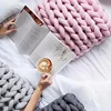 500g/Set Super Thick Soft Chunky Wool Gaint Yarn For Wintery Hat Dolls Glove Blanket At Low Price DIY Bulky Arm Knitting Roving 3