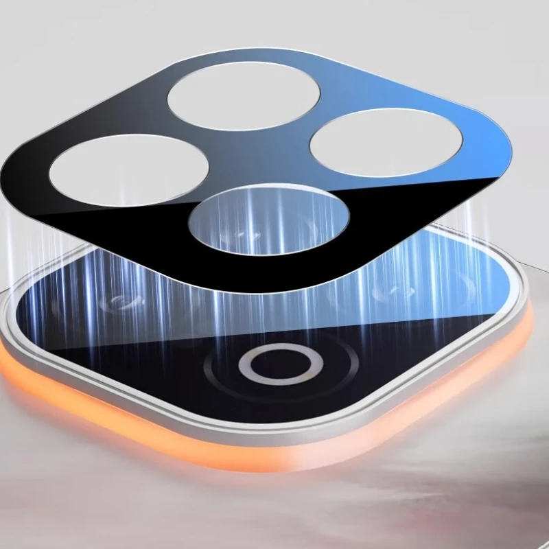 Enhanced 3D Camera Lens Cover with Tempered Glass Protector
