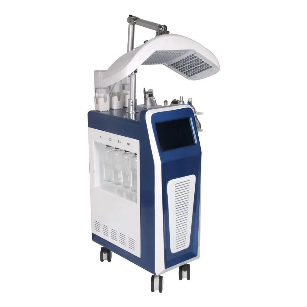 Multi-Functional Hydra Jet Peel + Hydra + Led Light For Skin Rejuvenation Facial Cleaning Machine