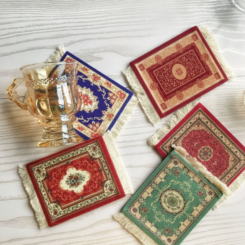 Popxstar  Daisy Heat Insulation mat Table cup pad Table decoration and accessories DIY Home Tableware Coffee Cups Holder table decorations
