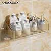 Wall Mount Cosmetic Organizer Bathroom Shelf Corner Wall Mount Kitchen Organizer Plastic No Hole Required 6