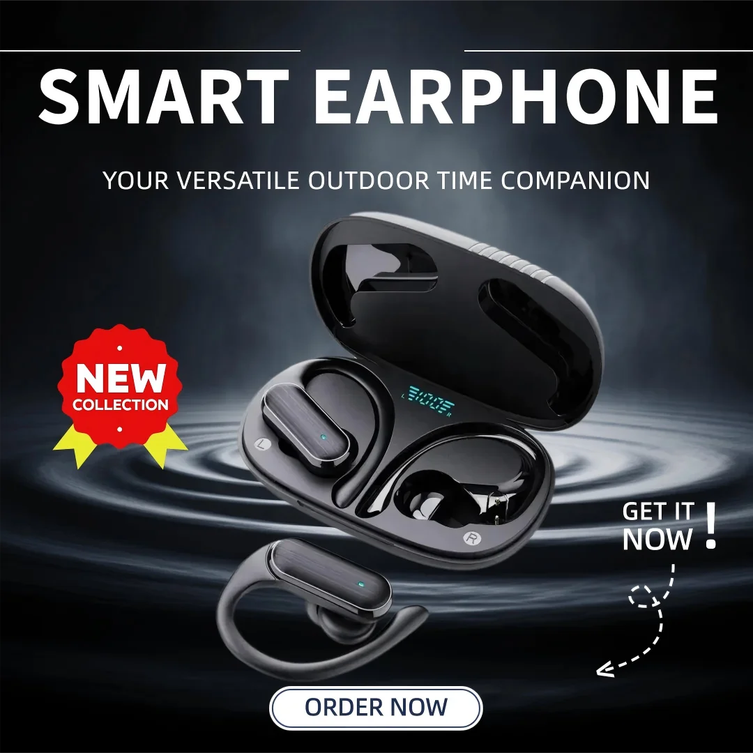 Original A520 Wireless Bluetooth5.3Earphones HDCallNoiseReductionTouchControlBuilt In Microphone Waterproof HiFiStereo Earphones_voghion.com