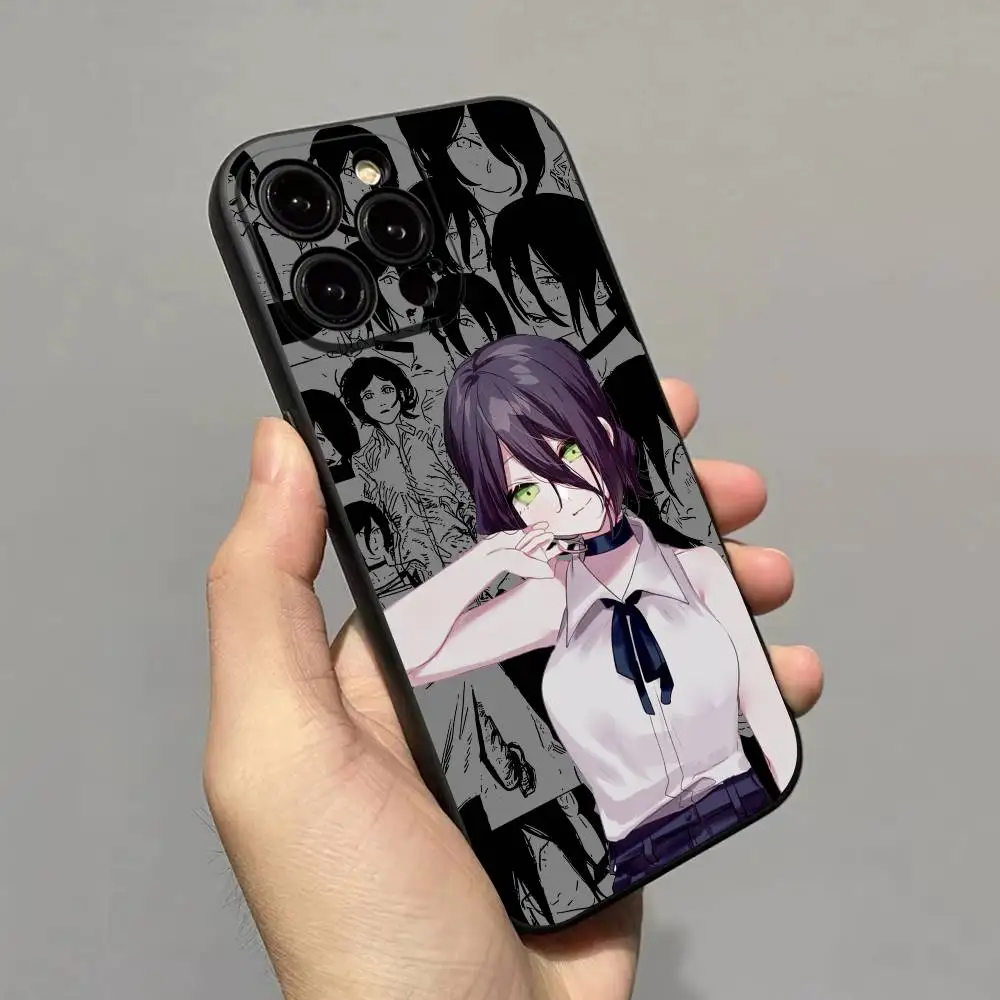 Anime Chainsaw Man Cute Reze TPU Soft Phone Case