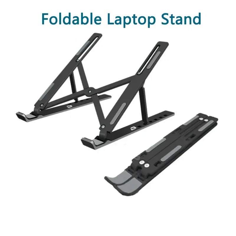 Foldable Laptop Stand ABS Adjustable Notebook Support Computer Bracket Base For Macbook Air Pro Lenovo Accessories Laptop Holder laptop stand