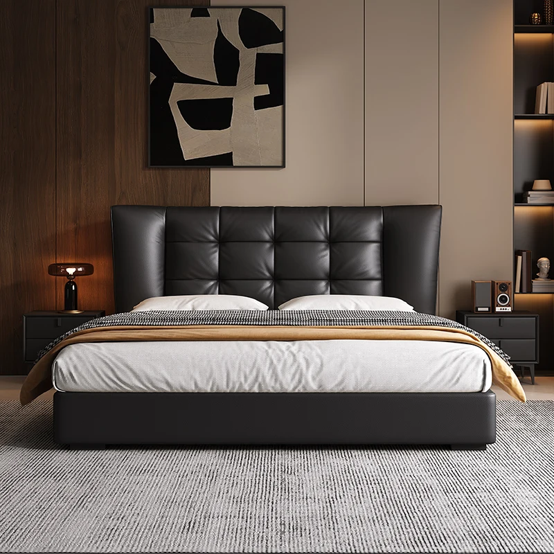 Storage Space Bed Frame Headboard Sale Design Modern Platform Bed Bases Frames Twin King Size Cama De Casal Home Furniture