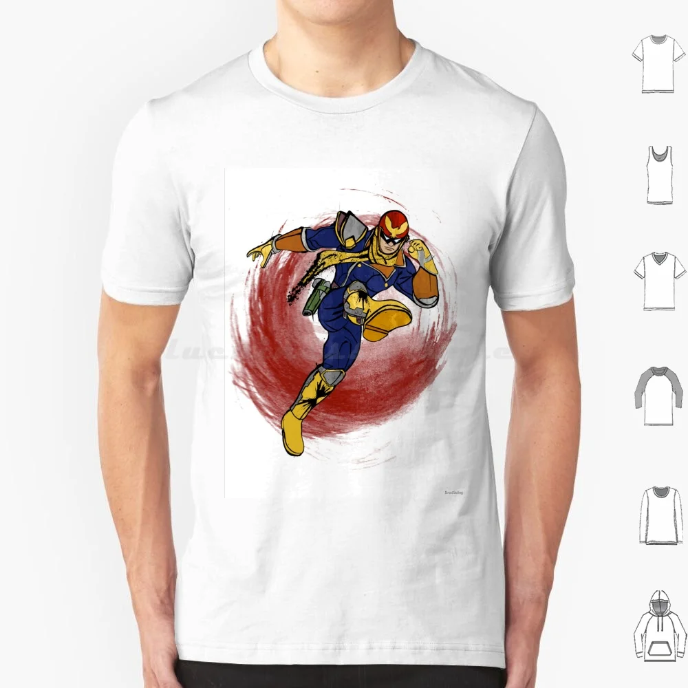 Captain Falcon T Shirt Uomo Donna Bambini 6Xl Captain Falcon Captain Falcon Smash Sm4Ash Super Smash Bros Super Smash Bros Falcon