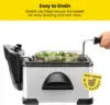 4.5 Liter Deep Fryer w/Basket Strainer, XL Jumbo Size, Adjustable Temperature & Timer, Perfect for Fried Chicken, Shrimp 5