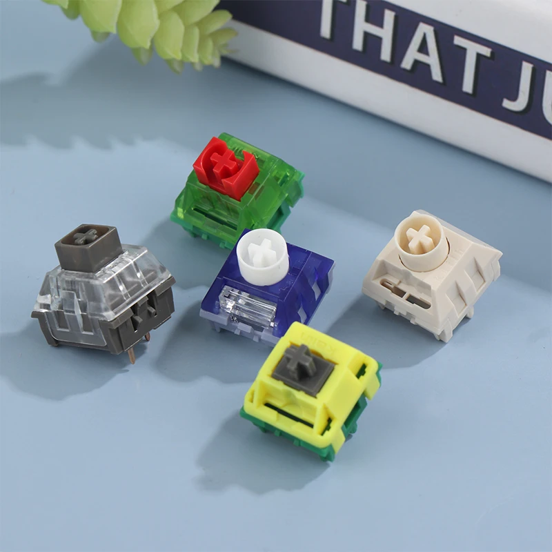 BOX Jade 네이비 로얄 화이트 스위치 DIY 기계식 키보드 레드 브라운 스위치, 체리 스위치 호환